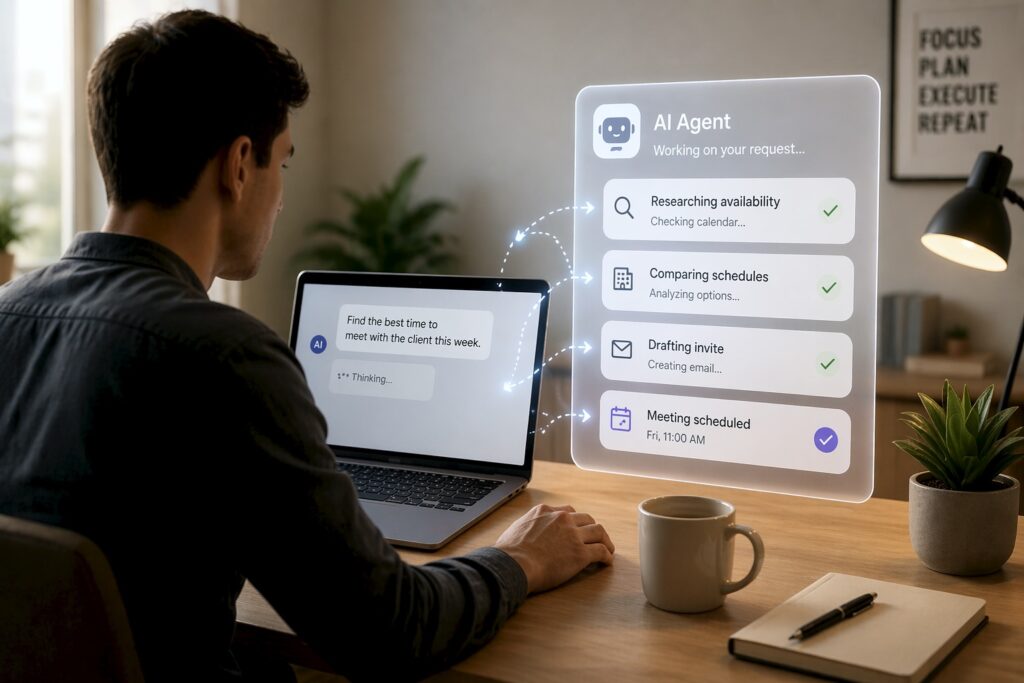AI Doesn’t Just Answer Anymore. It Gets Things Done.