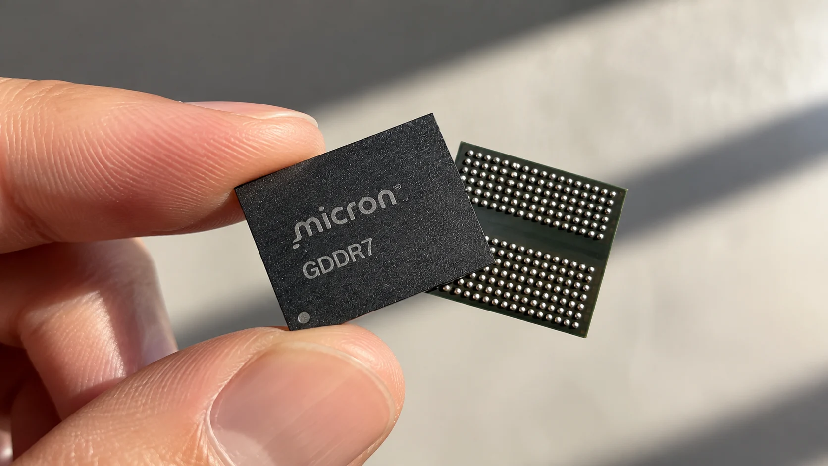 Micron GDDR7 graphics memory module