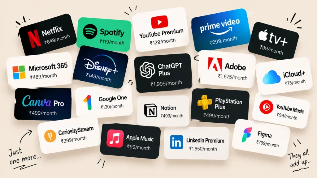 Subscription apps and monthly plans
