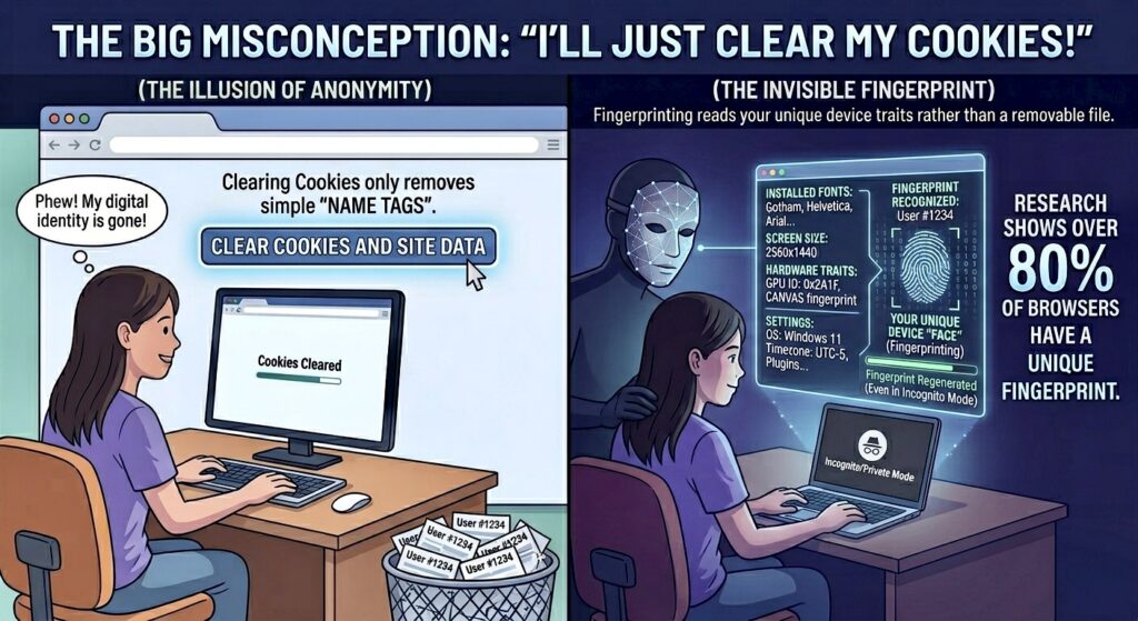 The Big Misconception: "I’ll just clear my cookies!"