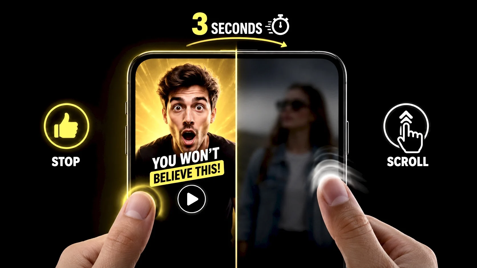 First Few Seconds Matter Too Much for Social Media Algorithm.