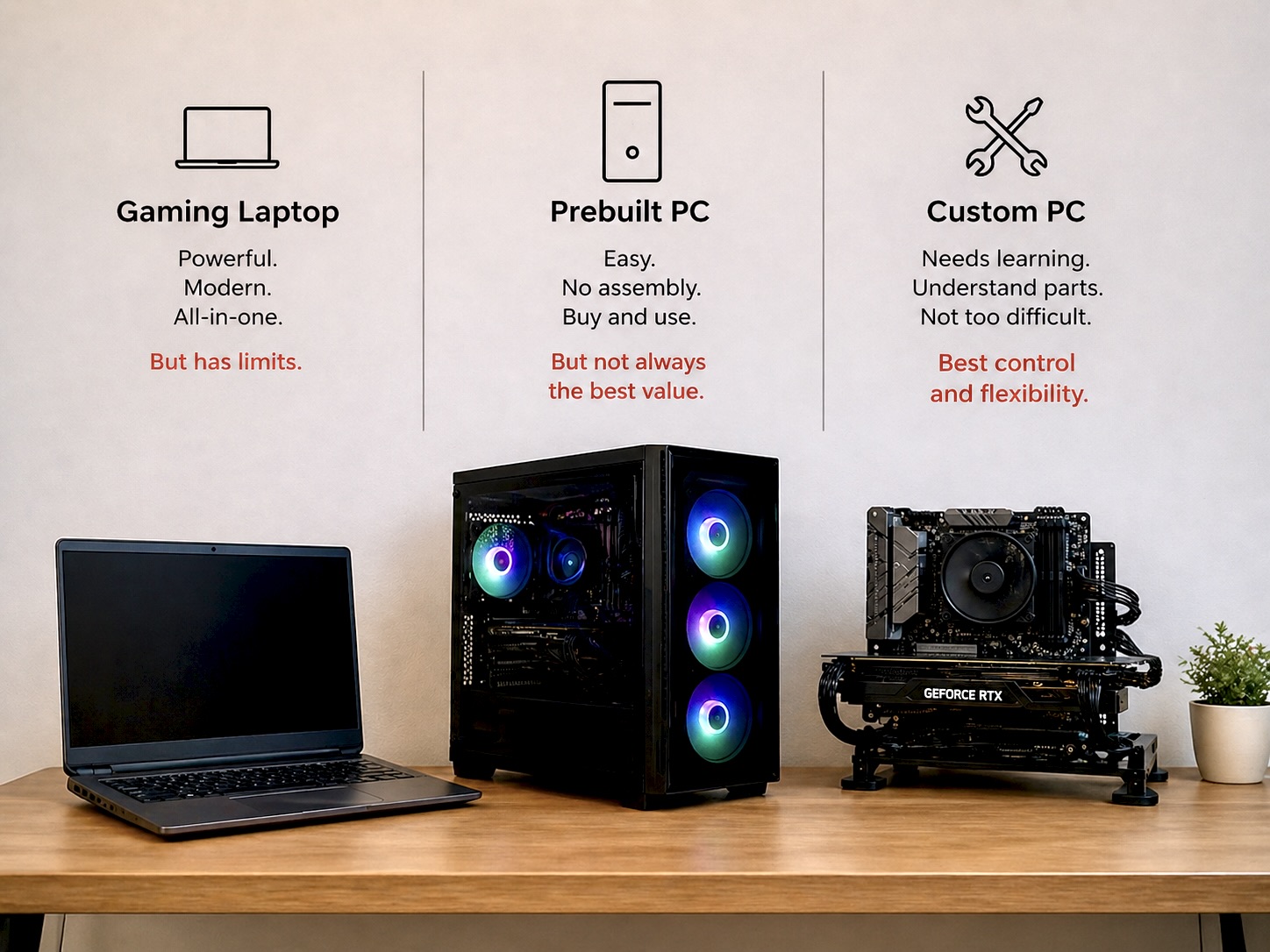 Laptop, Prebuilt, or Custom PC