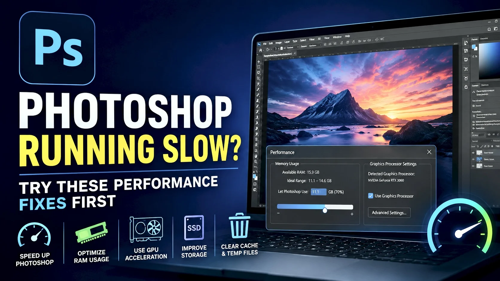 Photoshop Running Slow? Try These Performance Fixes First