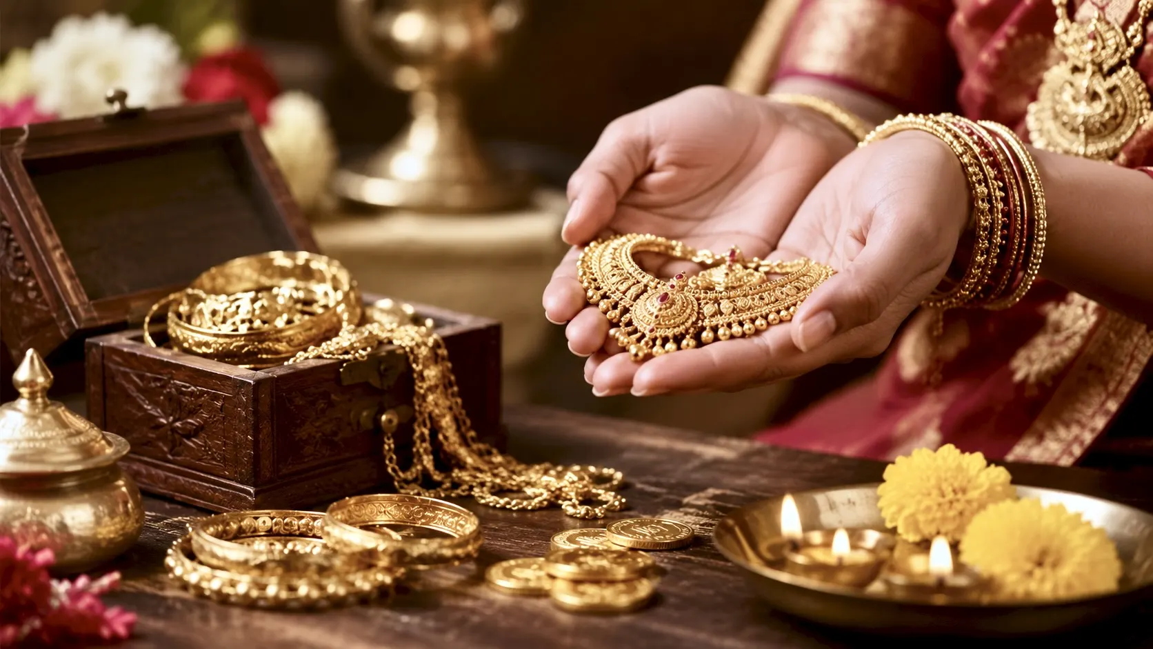 Gold jewellery