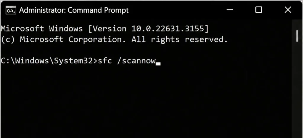 Command Prompt as Administrator