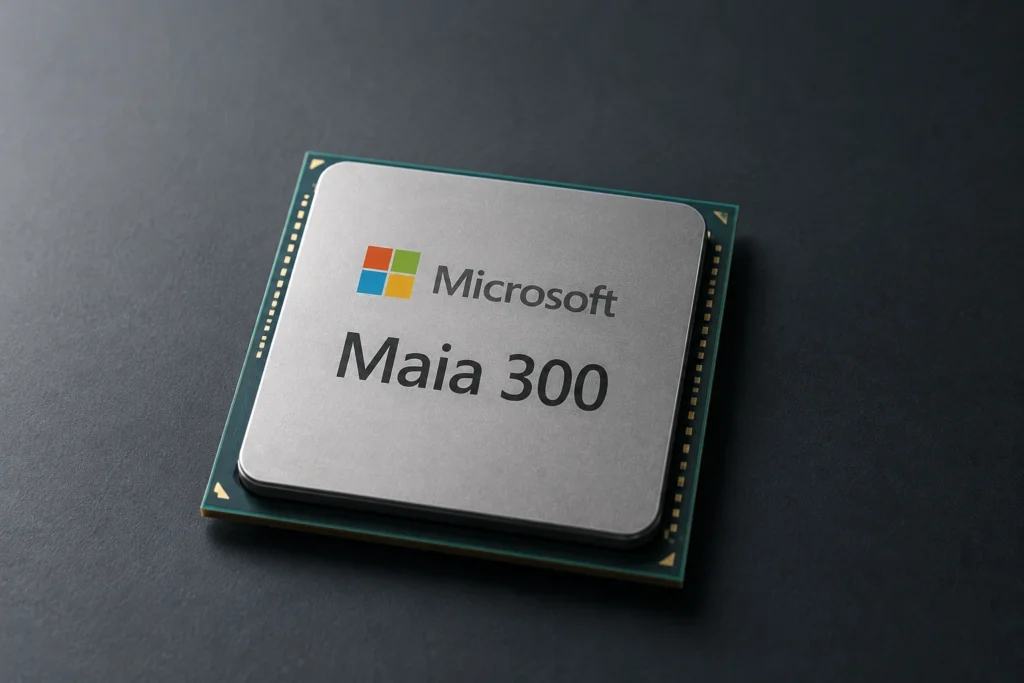 Microsoft Maia 300 AI chip.